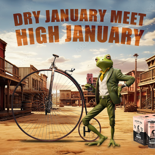 Create a 'Dry January meets High January' poster.  Have Fun, Be Creative, Open to all suggestions. Design von karundesigns