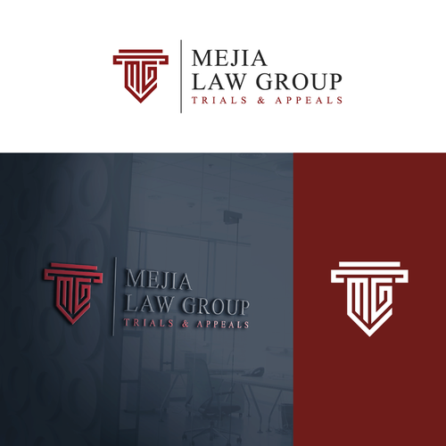 Modern, sleek law firm logo and branding Design by abdo4design