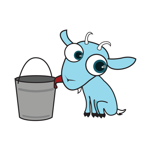 Cute/Funny/Sassy Goat Character(s) 12 Sticker Pack Ontwerp door KeNaa