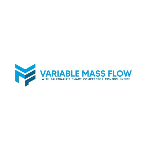 Falkonair Variable Mass Flow product logo design デザイン by bubble92