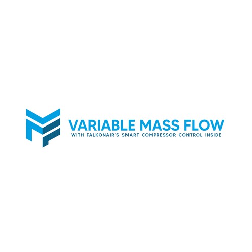 Falkonair Variable Mass Flow product logo design Réalisé par bubble92