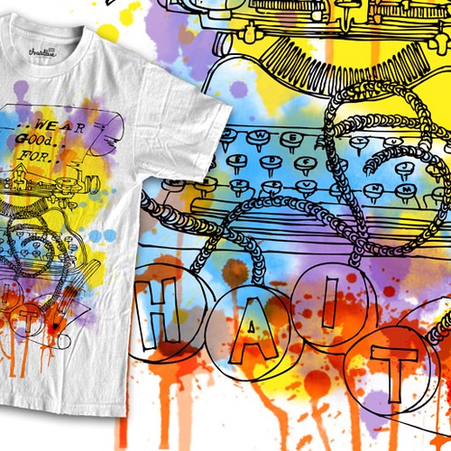 Wear Good for Haiti Tshirt Contest: 4x $300 & Yudu Screenprinter Réalisé par Mr. Ben