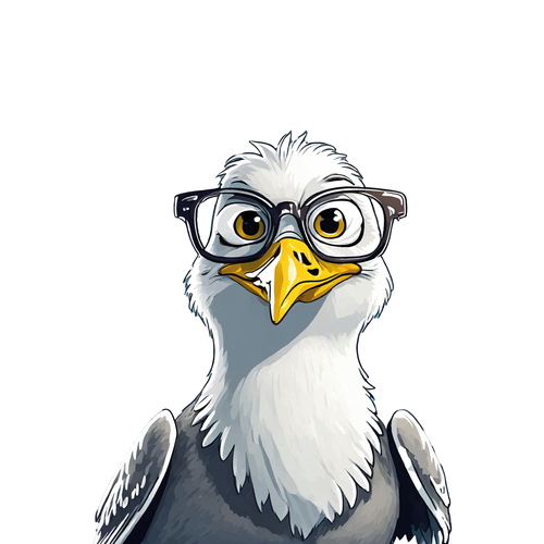 Diseño de We need a Seagull mascot de Marlo Leestein