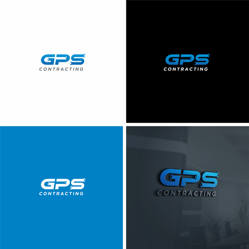 GPS Logo-Sewer and Water Contractor Diseño de DigitArte