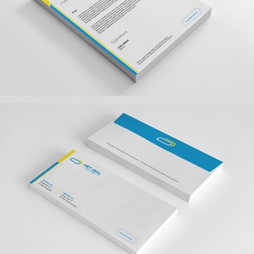 Implement the new logo on all our business papers-ontwerp door kaylee CK