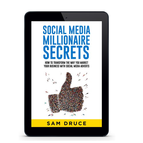 Design A Social Media Marketing Book Cover Being Sent to 500,000 in 10 days! Design by Advento
