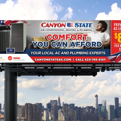 Design An Eye-Catching Billboard For An HVAC Company Design réalisé par Analyn26