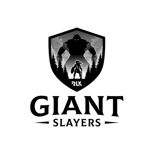 "Giant Slayers" Corporate Team Logo Design réalisé par deb•o•nair