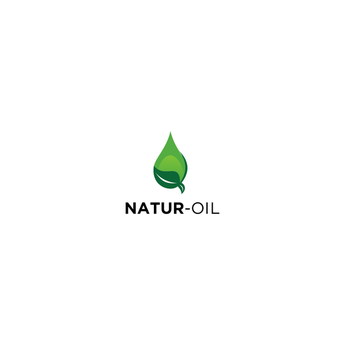 Logo representing bio based oil products. Design réalisé par Matthelm