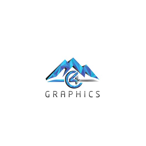 Geometric, modern, inspiring, powerful logo for my graphic design company C4 Graphics located in Colorado Design por totovas