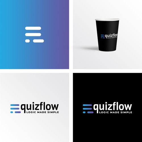 We need a powerful logo design for our AI Quiz Flow SaaS Design by ktmlc4