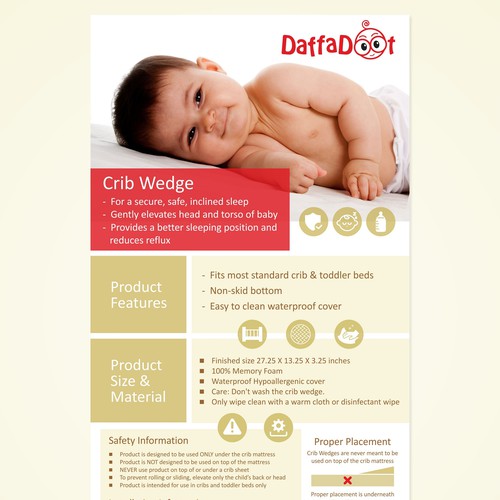 Design A Decorative Flyer For A Baby Crib Wedge Postkarten