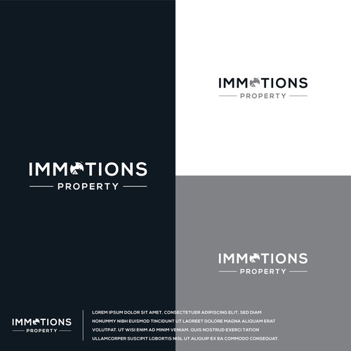 Logo IMMOTIONS PROPERTY Design by creativziner