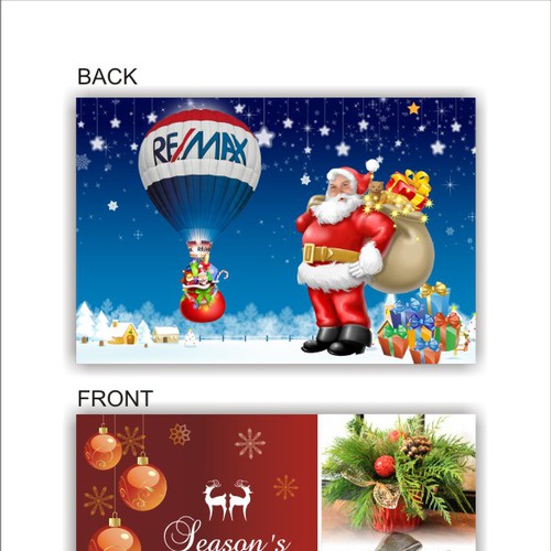Christmas card for RE/MAX clients Postcard, flyer or print contest