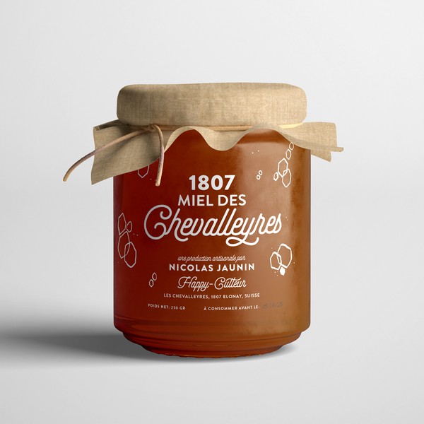 Design realizzato da FearlessPrints intitolato "Honey Label for an organic product"