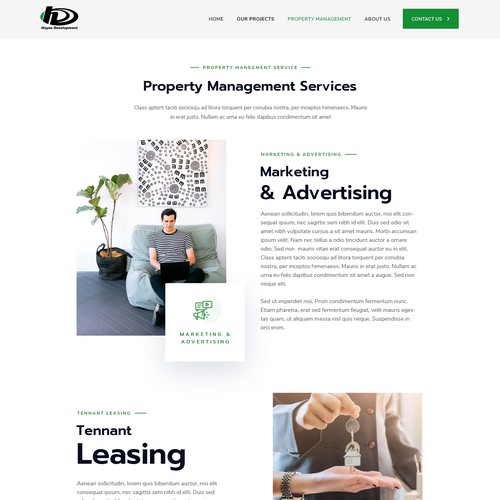 **Upgrade** existing website.  Tons of High Res existing imagery! Design by FuturisticBug