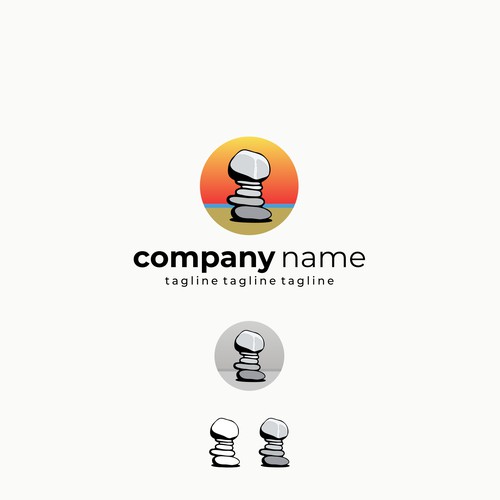 Stone formation picture as logo for coaching business Design by Strobok