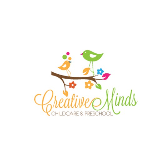 logo for Creative Minds Childcare & Preschool | Logo design contest