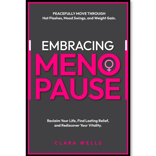 I need a book cover that connects with women about menopause Design by Creative_Crafter