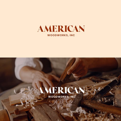 American Woodwork news a new logo Design by Harrison Razzaq