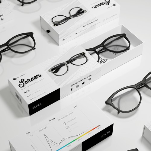 DESIGN a nice BOX for new blue light blocking glasses-JOOX eyewear Design by Futsu No Ningen