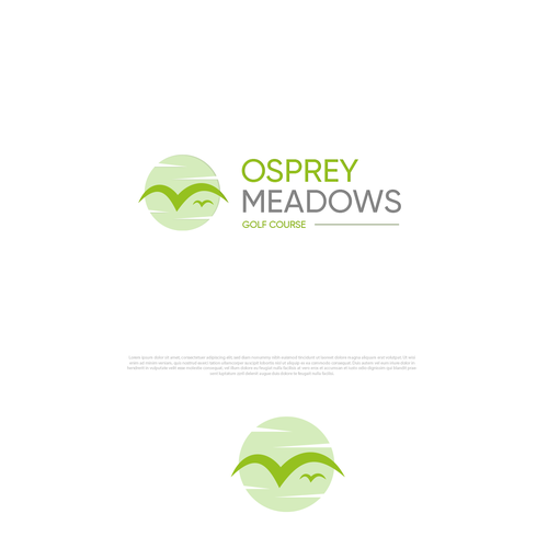 Golf Course Logo - Osprey Meadows Golf Course at Tamarack Design by reflect the style ™