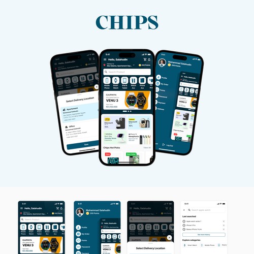 E-commerce Mobile UI/UX Design by thedei