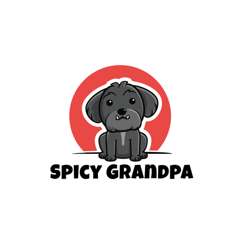 Design a logo with a senior dog named "Spicy Grandpa"!! Design by palugongso