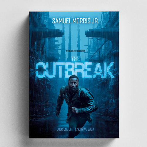 Sci-fi book cover with horror elements needed. Design by esportable