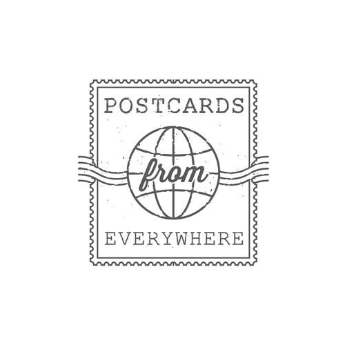 Postcards from Everywhere Logo Design by Branka lvdl