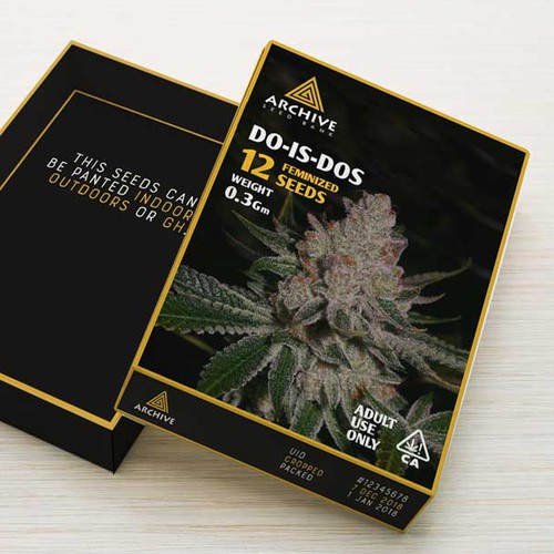 Boutique cannabis seed packaging Product packaging contest