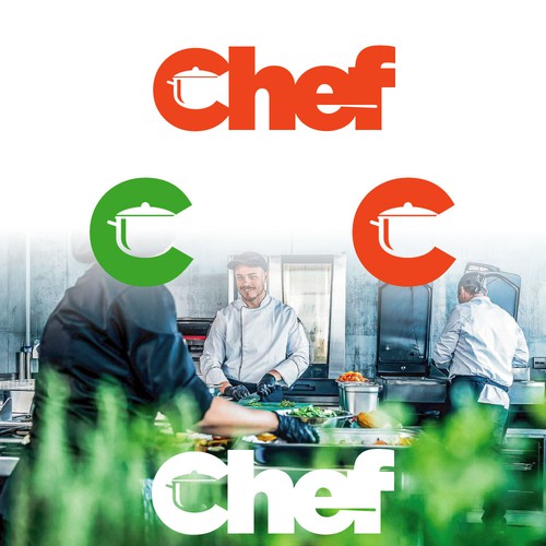 "CHEF": Food & Cooking Social Media Logo Design by Freshinnet