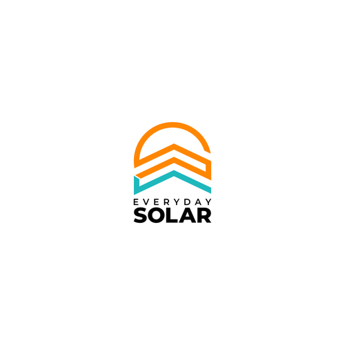 Everyday Solar Logo Design Design by AH Designs ⭐️