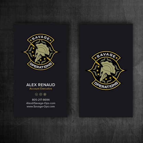 Business Card & Letterhead for Armed Security Agency Design by Felix SH