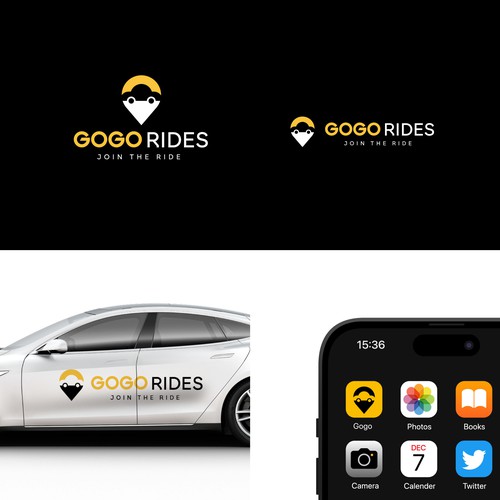 Design Go Go Rides Logo(s) por arjun.raj