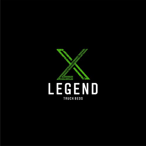 Legend X Truck Bed's Logo Design by industrial brain ltd