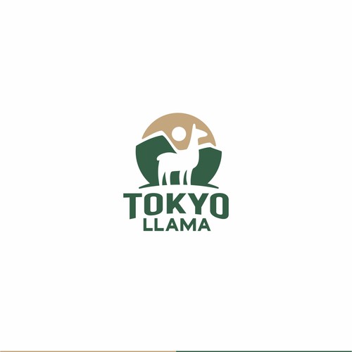 Outdoor brand logo for popular YouTube channel, Tokyo Llama Diseño de Asti Studio