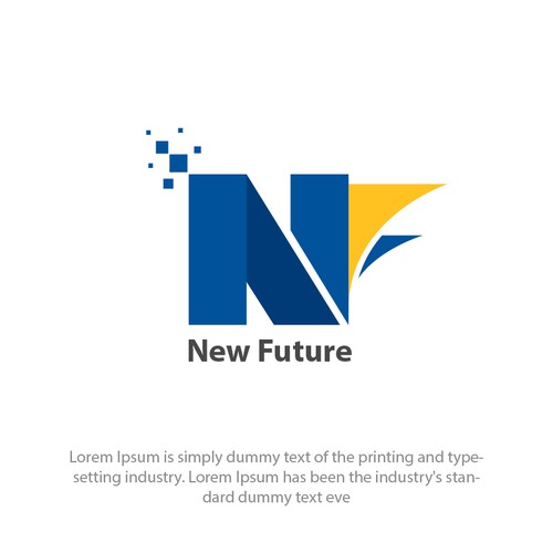 ACA New Future logo Design by Bisht-Graphic