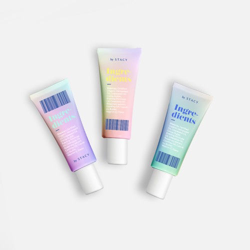 Neda MamoさんのA minimal, edgy & unique ombre lip balm to stand out.  (vanilla)デザイン