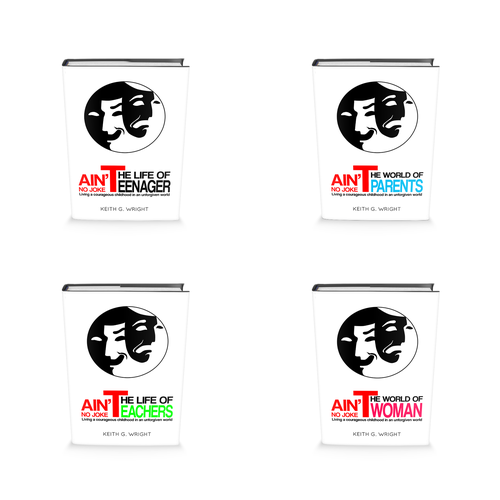 "Ain't No Joke" Book Series Cover Design Design por Bendición