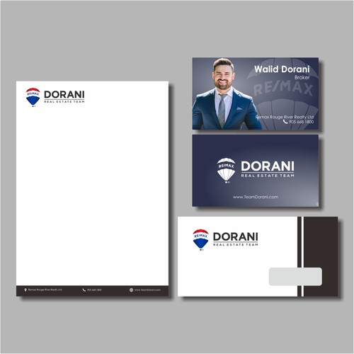 BUSINESS CARD, LETTERHEAD & ENVELOPE Design by lumipallo