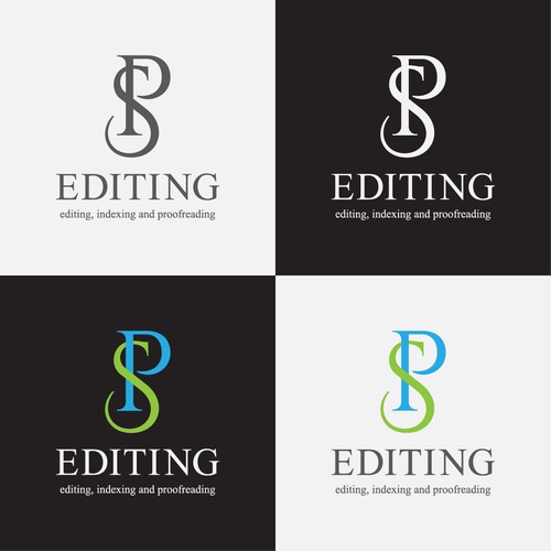 I need an elegant logo design for my SP Editing business 