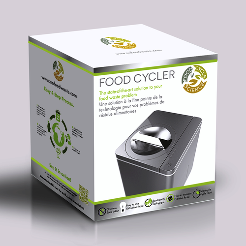 Food Cycler Indoor Composter Package Design Design by ZeKdesign
