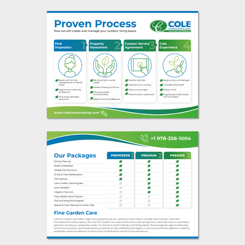 Cole Landscaping Inc. - Our Proven Process Ontwerp door OlgaAT