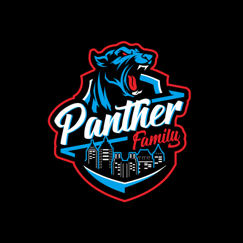 Basketball Logo for Team 'Panther Family' - Your Winning Logo Featured on Major Sports Network Design von WADEHEL