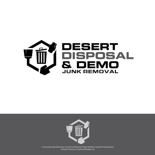 JUNK REMOVAL/DEMOLITION LOGO Design by pianpao