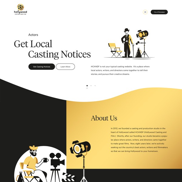 Web Design Hollywood Casting and Film