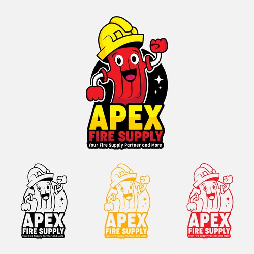 Apex Fire Supply Logo Wanted Design von alxdryoga