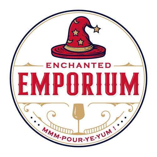 Enchanted Emporium. A casual wine bar. Design by Fortunic™