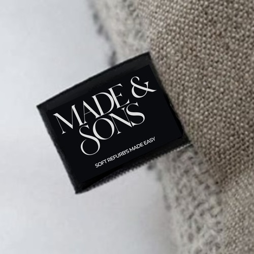 Luxury Meets Ease: Logo & Card Design for Made & Sons Design by Khushbu_Gohil